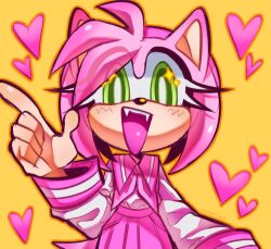 amy rose from sonic (series) by pontiikii