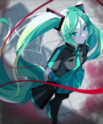 hatsune miku from koi wa sensou (vocaloid)