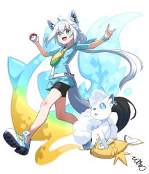 alolan vulpix from hololive by tokumaro