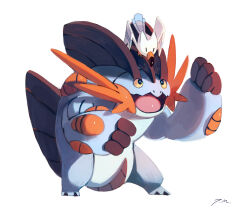 mega swampert from pokemon by bluekomadori