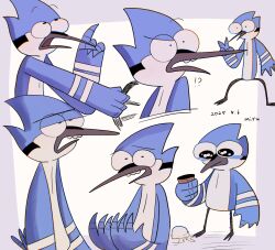 mordecai (regular show) from regular show