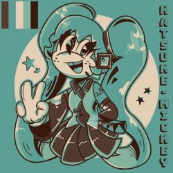 hatsune miku from mickey mouse & friends