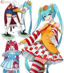 hatsune miku from burger king by dismaiden