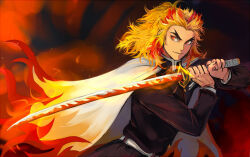 rengoku kyoujurou from kimetsu no yaiba by vasiliy-plumber