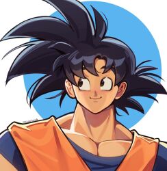 son goku from dragon ball by erinartista