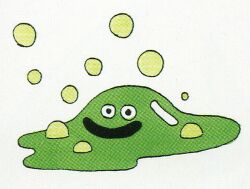 bubble slime from dragon quest by toriyama akira