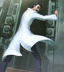 okabe rintarou from steins;gate by huke