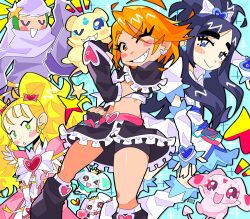 cure black from futari wa precure by bourbunbun