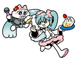 hatsune miku from vocaloid