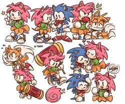 amy rose from sonic (series) by z-t00n
