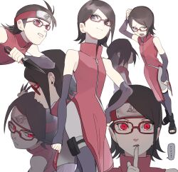 uchiha sarada from boruto: naruto next generations by soyaka
