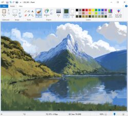 microsoft paint (software) fan art