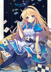 alice (alice in wonderland) from alice's adventures in wonderland by bashikou