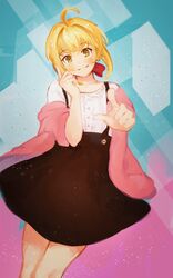 saber extra from fate/extra by anonymous drawfag