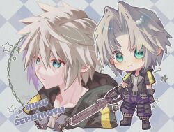 riku (kingdom hearts) from final fantasy by arestear0701