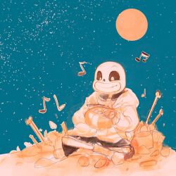 sans (undertale) from halloween by delomia