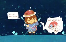 frisk (undertale) from undertale by delomia