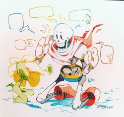flowey (undertale) from undertale by lillayfran