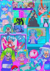 hatsune miku from freely tomorrow (vocaloid)