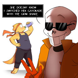 alphys from mcdonald's by susartwork