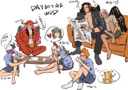 basil hawkins from one piece by wud