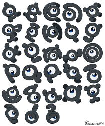 unown from pokemon by kawaanago
