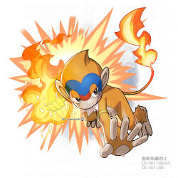 monferno from pokemon by yamanashi taiki