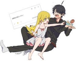 araragi koyomi from monogatari (series) by teruya (6w6y)