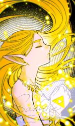 princess zelda from the legend of zelda by mouyi
