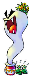potted ghost from super mario bros. by nakagawa yasuhisa