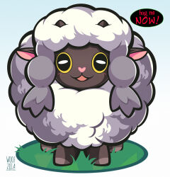 wooloo from pokemon by woofzilla