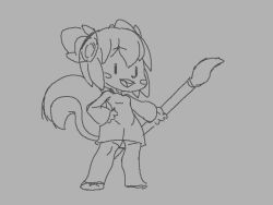 kiki the cyber squirrel from kde