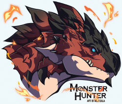 rathalos from monster hunter (series) by woofzilla