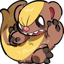 yungoos from pokemon by kawaanago