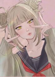 toga himiko from boku no hero academia by zakikoillust