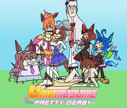 agnes tachyon (tach-nology) (umamusume) from clone high