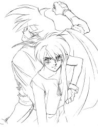 domon kasshu from gundam by dokite tsukasa