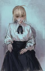 artoria pendragon (fate) from fate/stay night by inai the maid