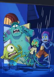 james p. sullivan from monsters inc. by takatmaorange