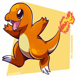 charmander from pokemon by woofzilla