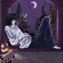 l (death note) from death note by toriria