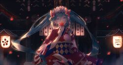 hatsune miku from vocaloid