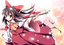 hakurei reimu from touhou by yube (skyhacker)