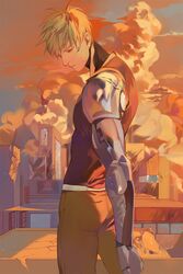 genos from onepunch man by rosutokun