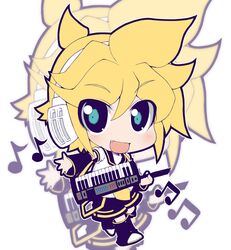 kagamine len from vocaloid by crazy developers