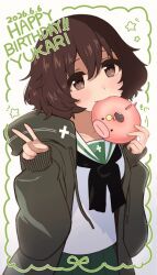 akiyama yukari from girls und panzer