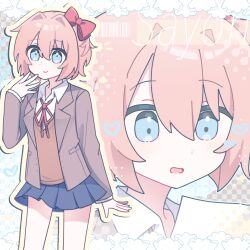 sayori (doki doki literature club) from doki doki literature club