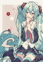 hatsune miku from vocaloid