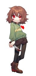 chara (undertale) from undertale by mary felizola
