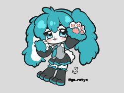 hatsune miku from vocaloid